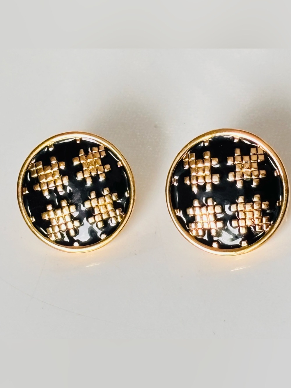 vintage Nina Ricci statement earrings